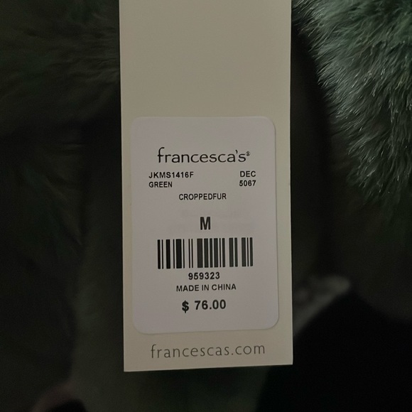 Green Fur Jacket - Picture 6 of 6